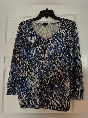Talbots Lightweight button up Cardigan